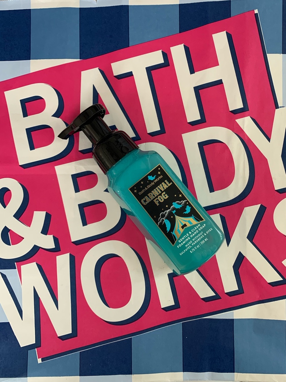 NWT Bath & Body Works Carnival Fog Foaming Hand Soap